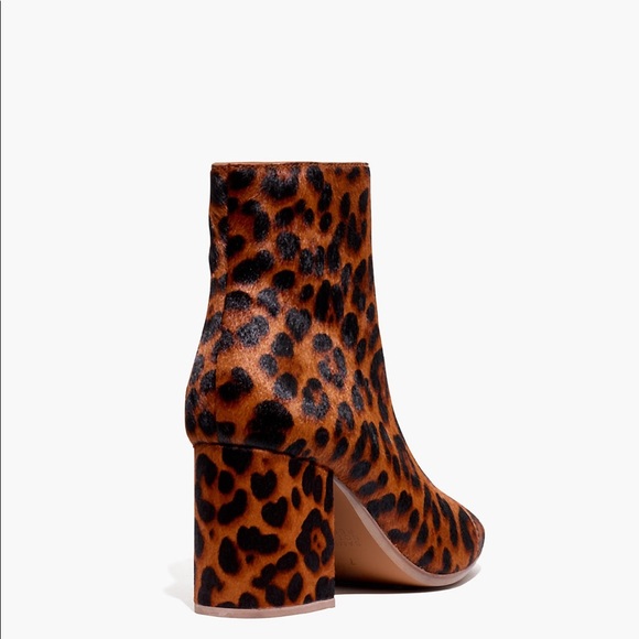 Madewell The Amalia Zip Boot in Leopard Calf Hair - Picture 4 of 6